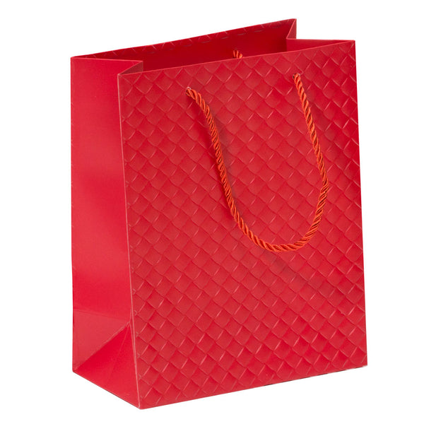 Lady Brigitte Medium Red Gift Bag, Pack 40