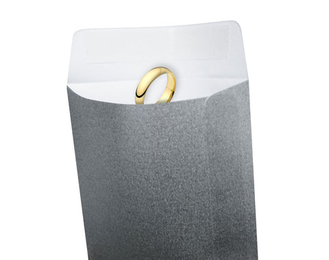 Jewellery Envelopes, Silver, Pack 100