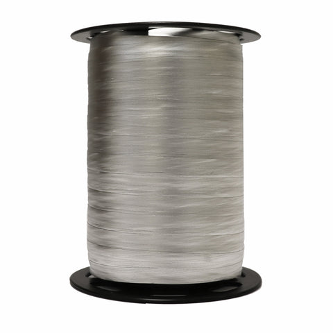 Satin Silver Curling Ribbon (7mm x 250m)