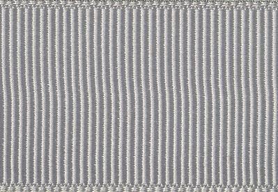 Silver Grey Grosgrain Ribbon cut to 80CM (24 pieces)