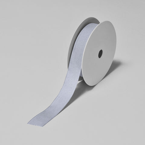 Biodegradable Tencel Ribbon - Silver