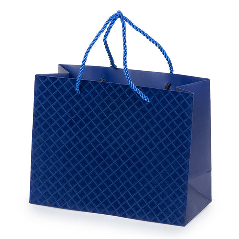 Velvet Lady Brigitte Medium Dark Blue Boutique Bag, Pack 40