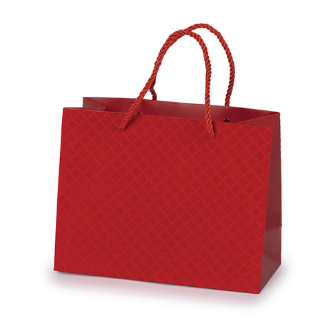 Velvet Lady Brigitte Small Vermilion Red Boutique Bag, Pk 40