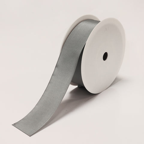 Matt Silver Wired Ribbon (40mm x 50m)