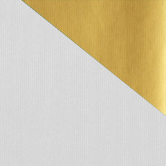 Kraft Colours Double-sided Counter Roll - White/Gold