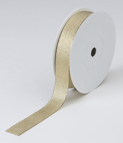 X8 Gold Woven Ribbon (25mm x 50m)