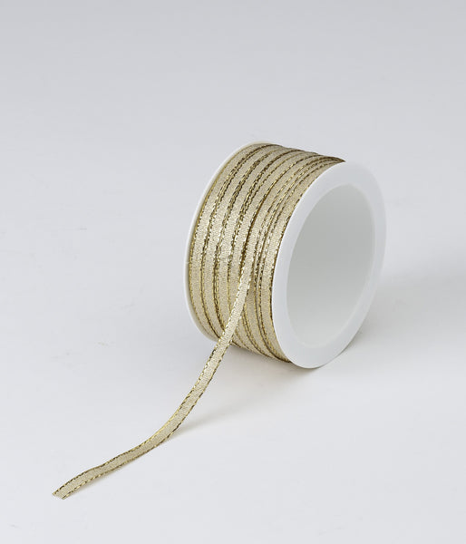 X8 Gold Woven Ribbon (5mm x 50m)