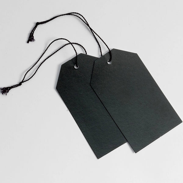 Luggage Pearl Black Gift Tags (50)
