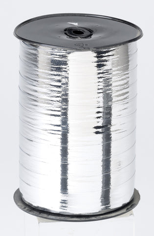 Metallic Silver Curling Ribbon (10mm x 250m)