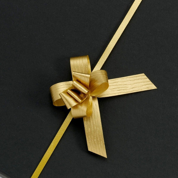 Paporlene Gold Small Pull Bows (Pack of 50)