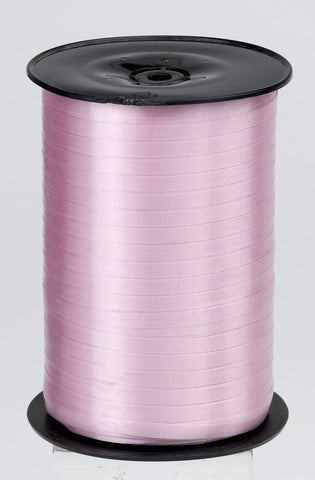 Plain Pale Pink Curling Ribbon (5mm x 500m)